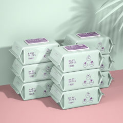 500片5大包100抽婴儿湿巾纸新生手口专用