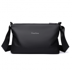 男士简约小挎包防水休闲商务包三拉链大容量斜跨包